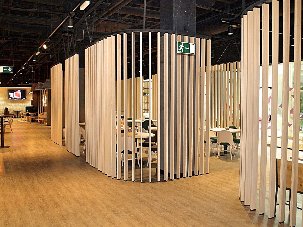 Madera: Separadores verticales